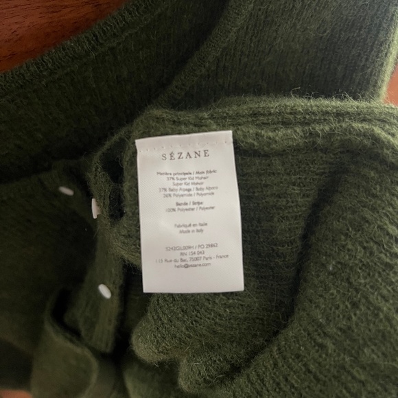 Sezane Gaspard in perfect green size XS - Picture 4 of 5